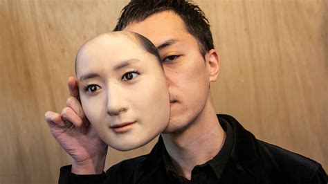mask to hide identity.